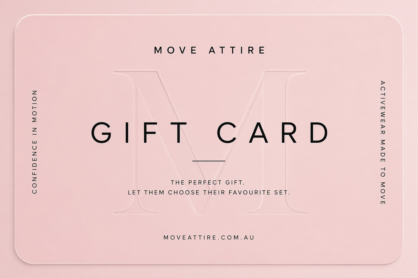Move Attire Gift Card $50
