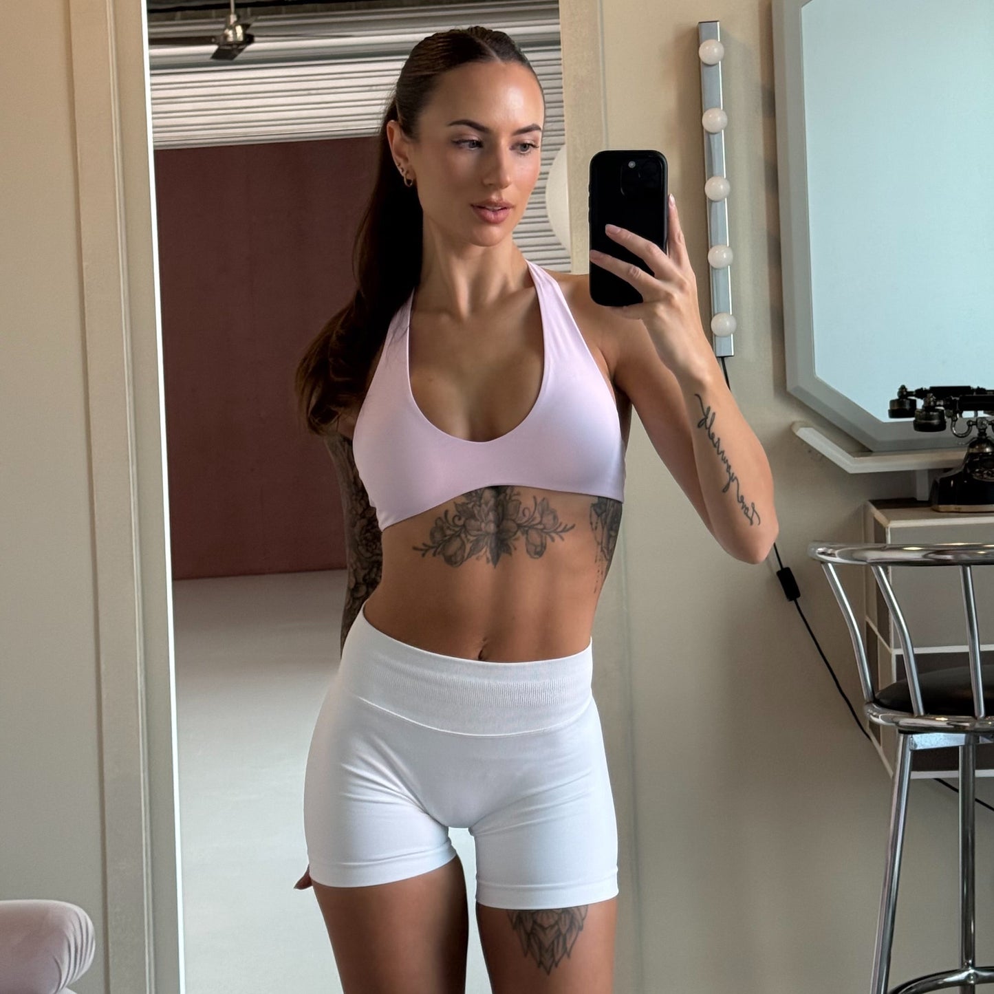 Halter Crop - Blush
