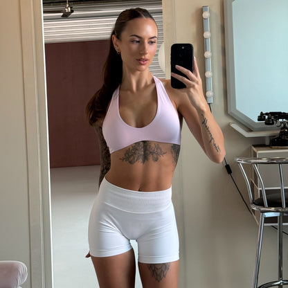 Halter Crop - Blush