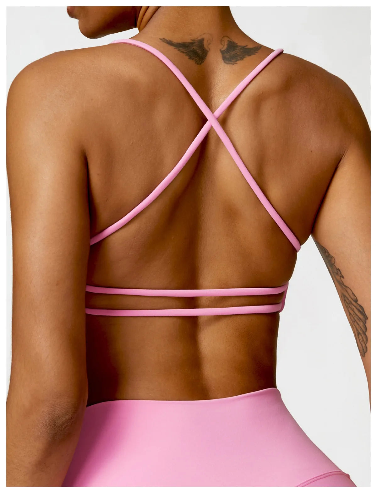 GLACIER SPORTS BRA PINK