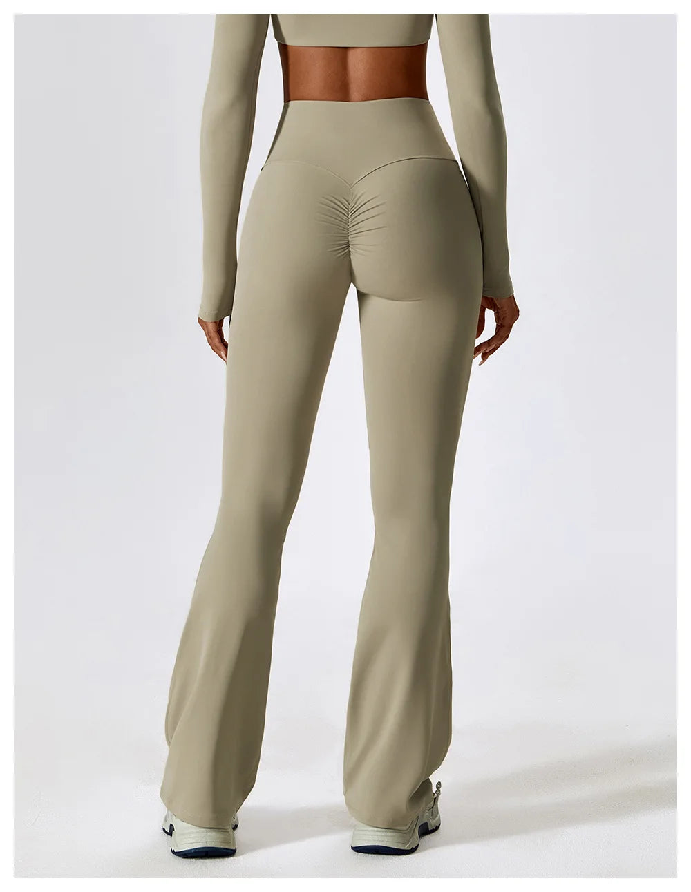 FLARE PANT CAMEL PALM