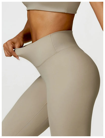 ELEVATE LEGGING CAMEL PALM