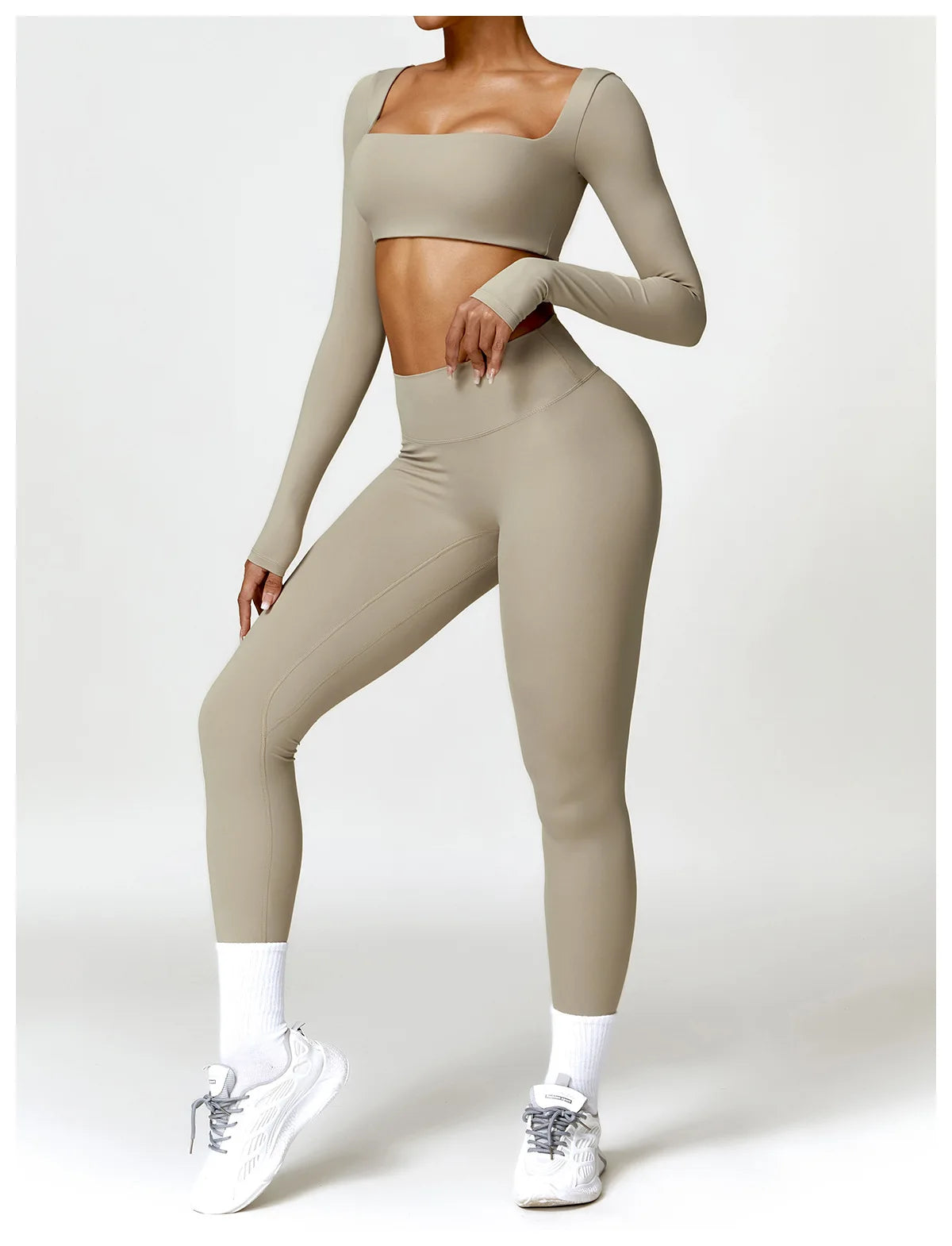 ELEVATE LEGGING CAMEL PALM