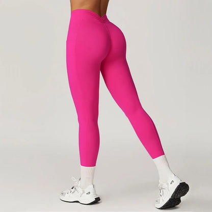 AURA V-BACK LEGGING ROSE