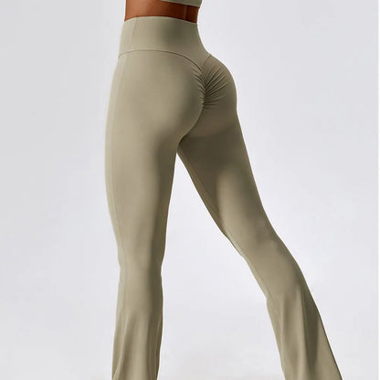 FLARE PANT CAMEL PALM