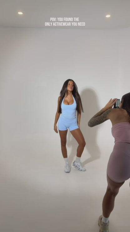 Sculpt Halter - Glacier